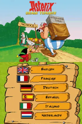 Asterix - Brain Trainer (Europe) (En,Fr,De,Es,It,Nl) screen shot title